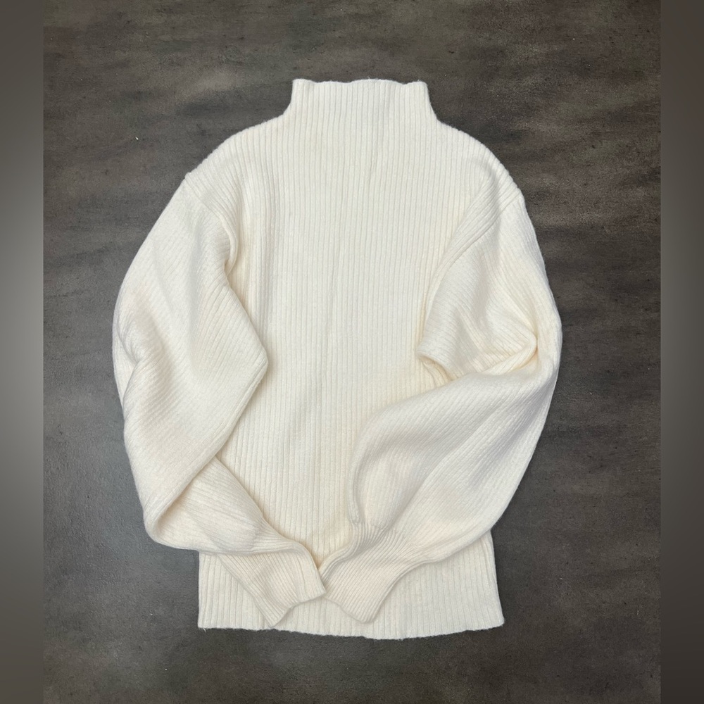 Lulus White Soft Sweater XS